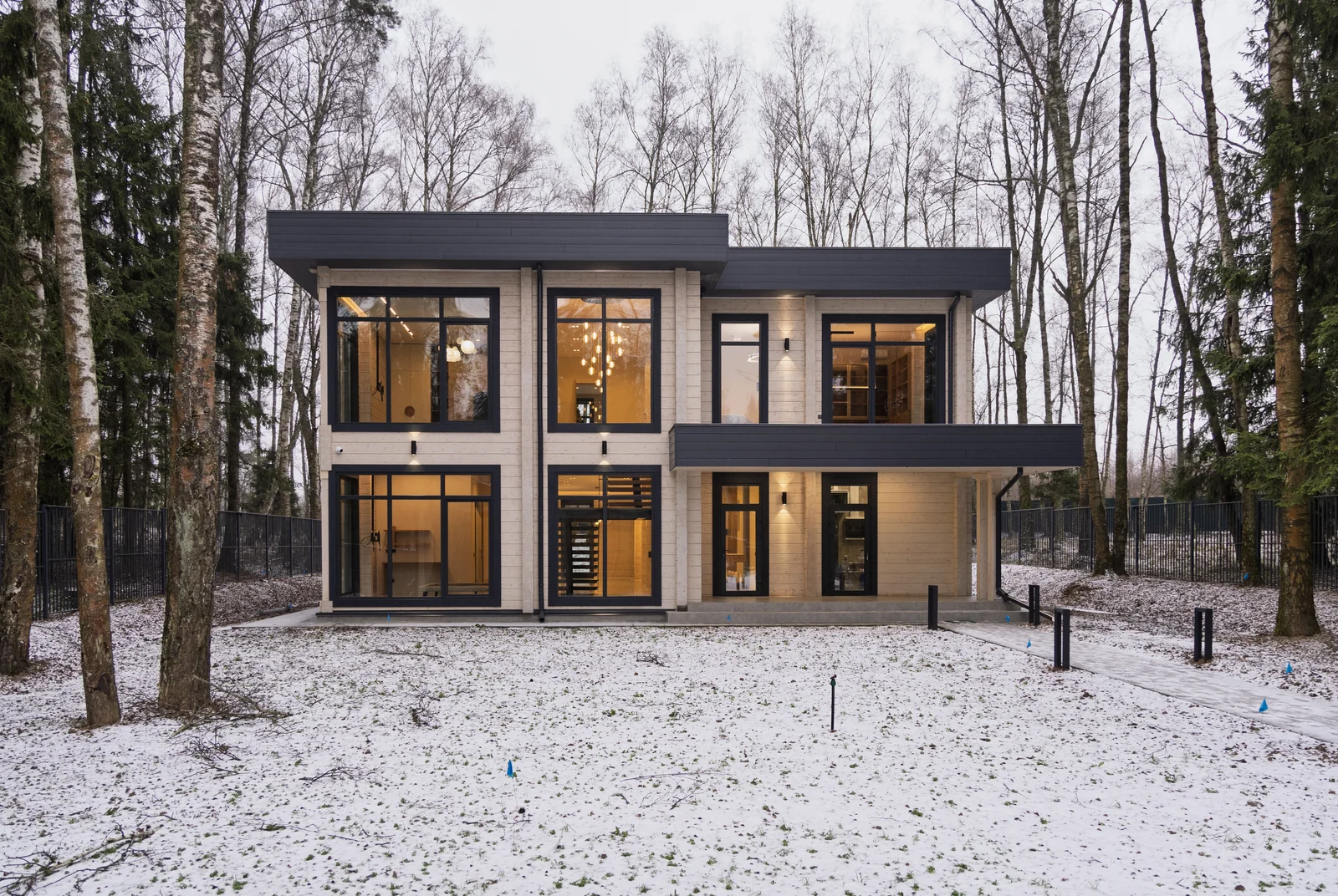 Дом из клеёного бруса 355 м² по проекту Флорида