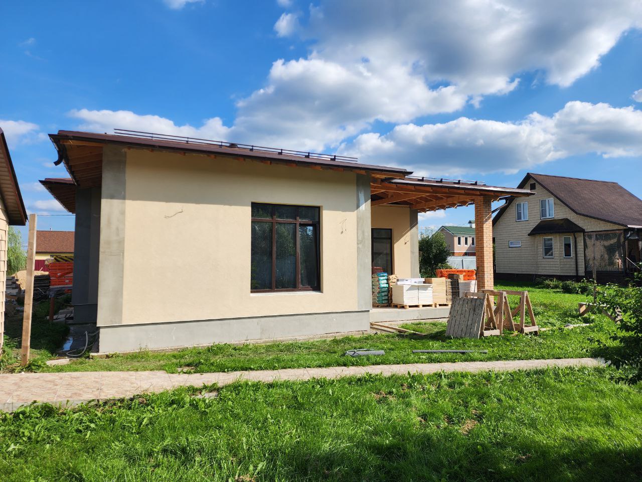 Коттедж по проекту Айова 207 м.кв. Ступинский район, сдан 06.11.2022